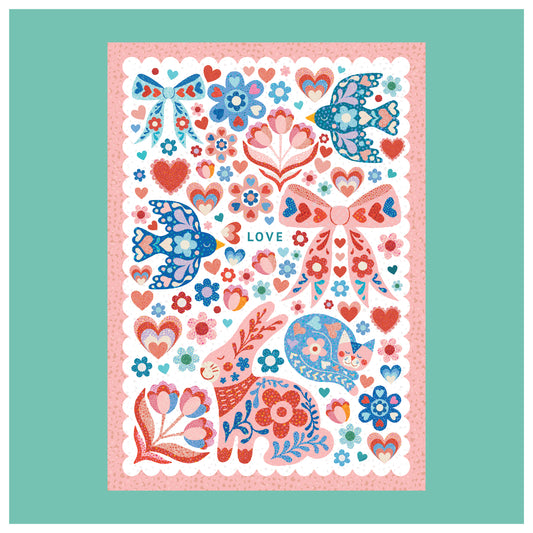 Love Greeting Card 'Favourite Things'