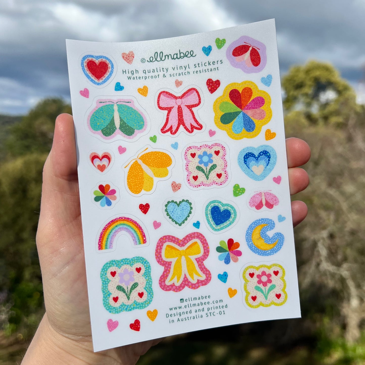 Vinyl Sticker Sheet 'Tiny Charms'