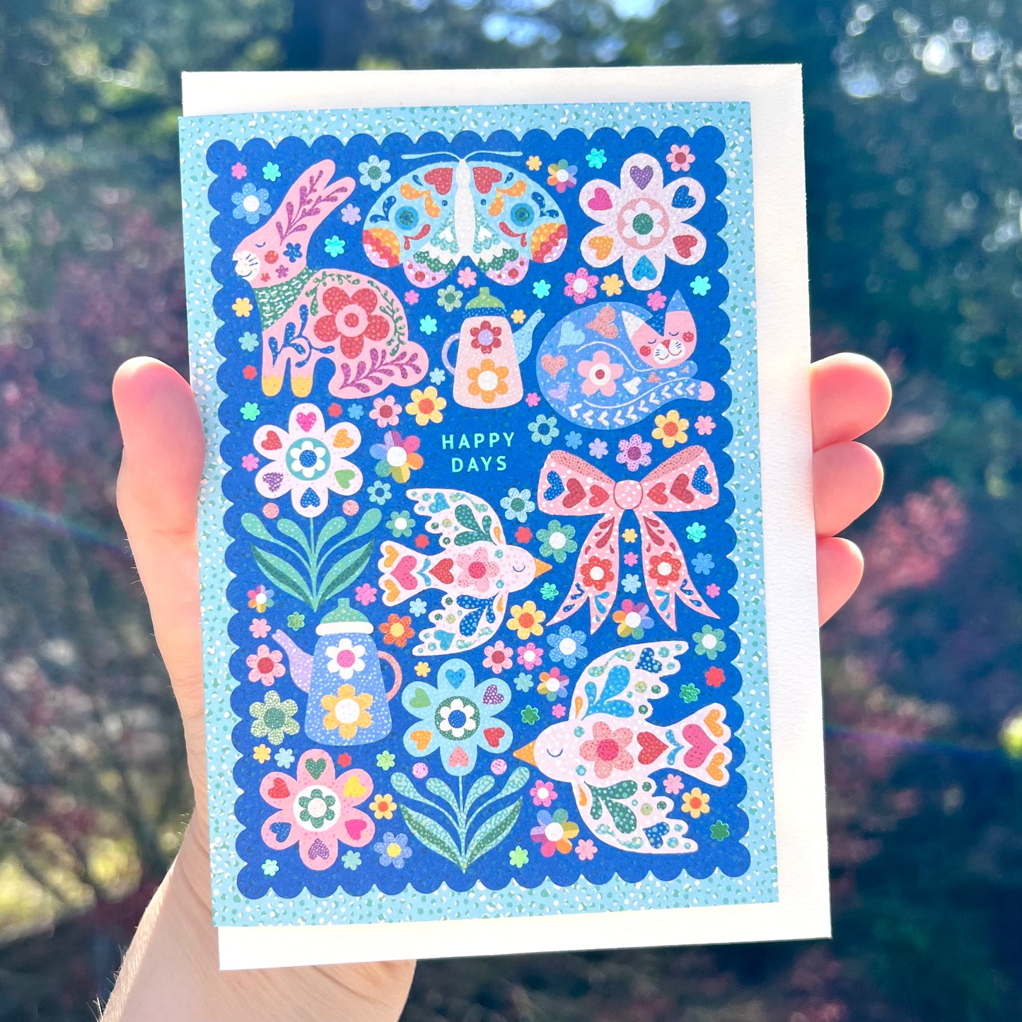 Happy Days Greeting Card 'Favourite Things'