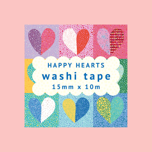 Washi Tape 'Happy Hearts'