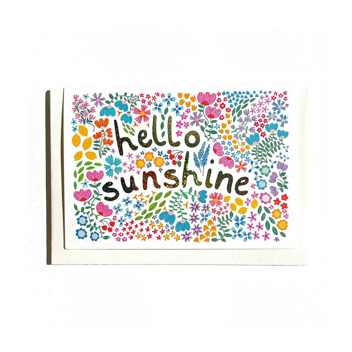 Hello Sunshine Greeting Card 'Secret Garden'