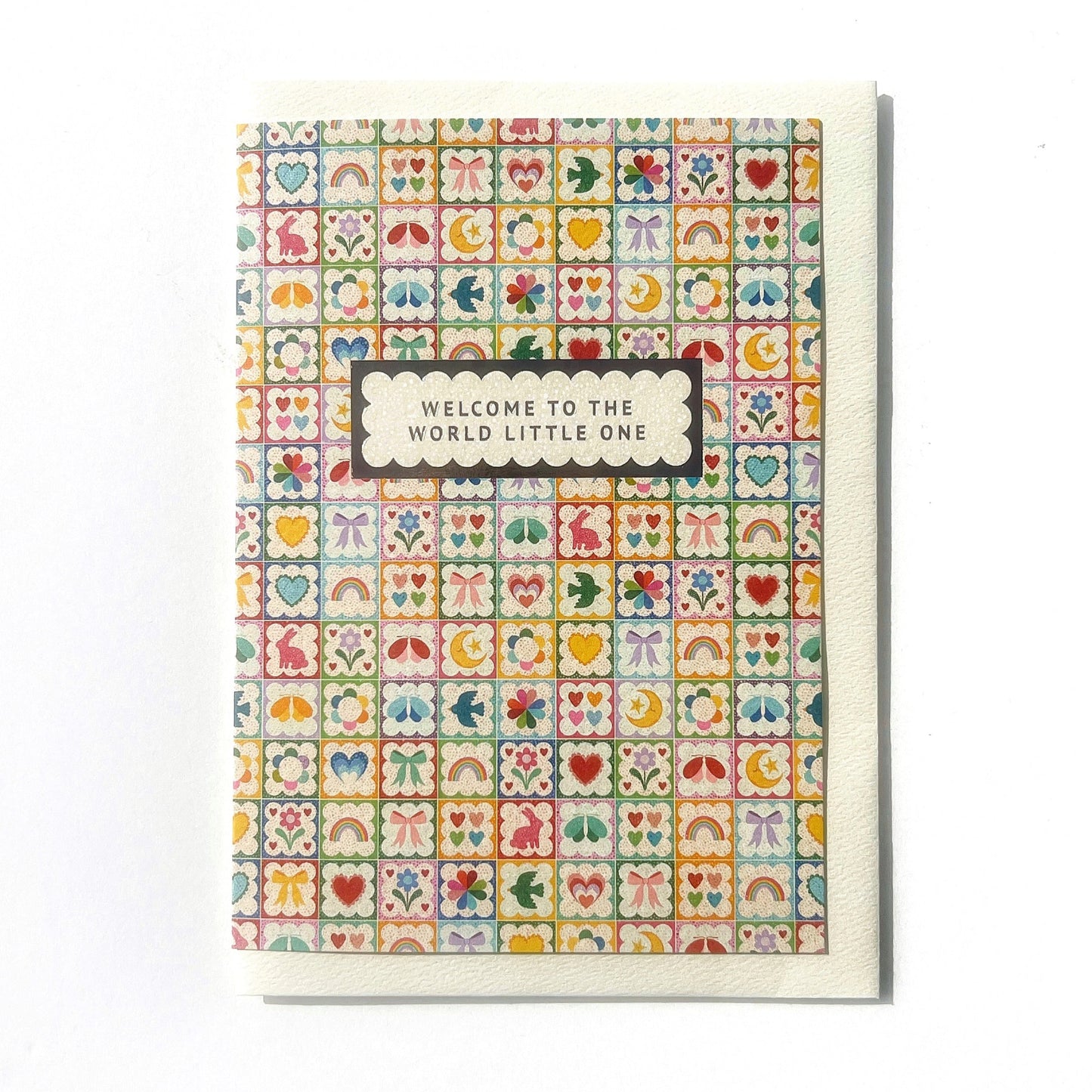 Welcome to the World Little One Greeting Card 'Tiny Charms'
