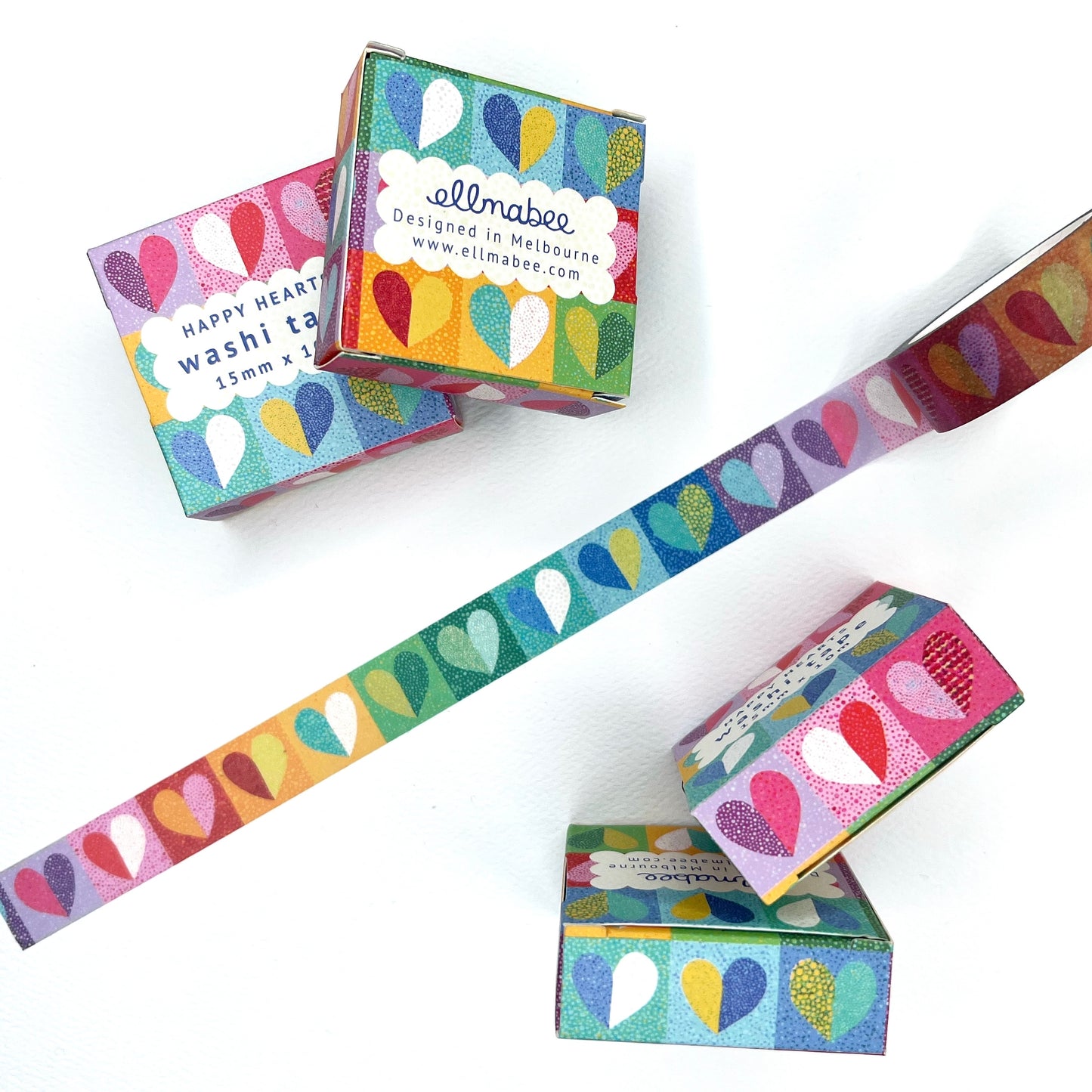 Washi Tape 'Happy Hearts'