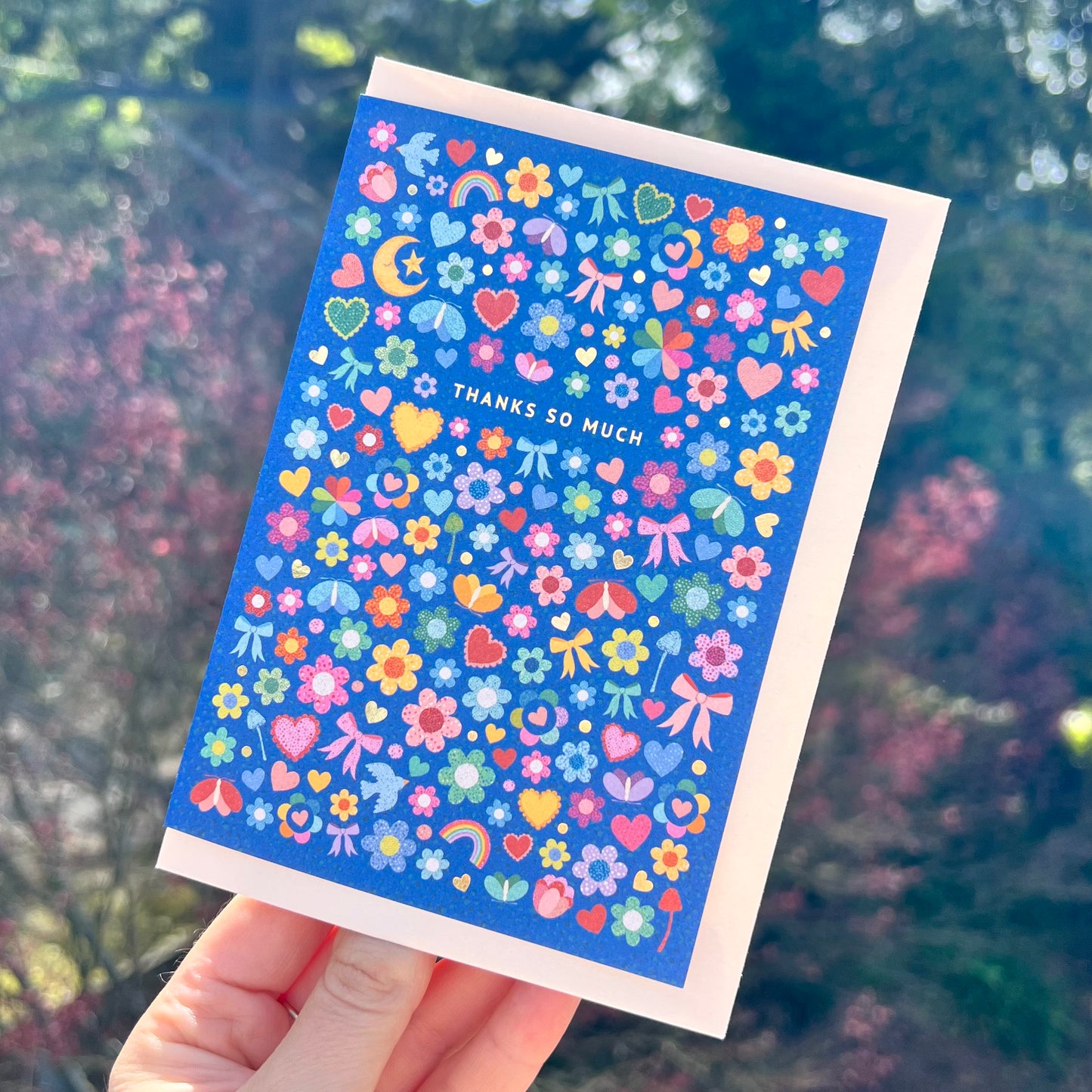 Thanks So Much Greeting Card 'Ditsy Floral'