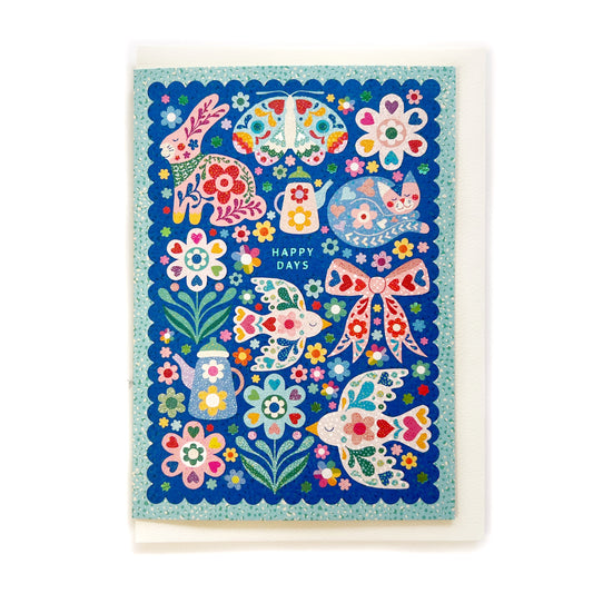 Happy Days Greeting Card 'Favourite Things'