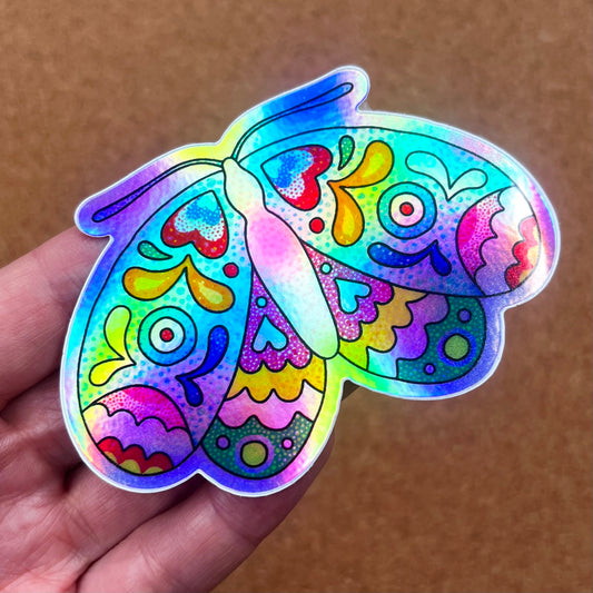 WHOLESALE Holographic Vinyl Sticker 'Butterfly'