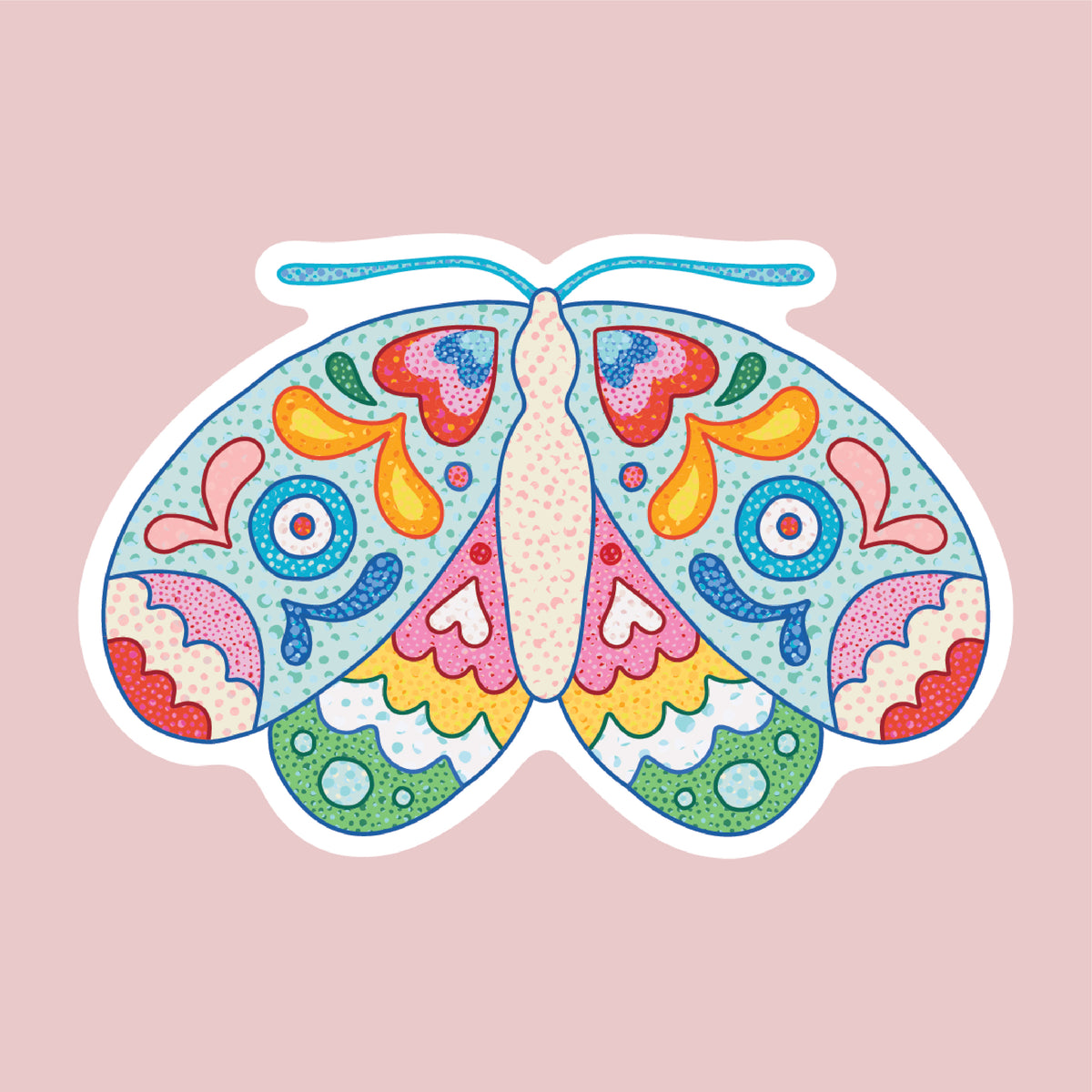 Vinyl Sticker Moth