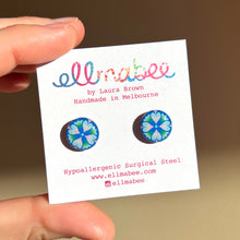 Load image into Gallery viewer, Amity Studs Blue Tones

