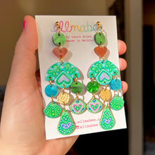 Load image into Gallery viewer, Fruits of the Forest Statement Earrings- One of a Kind

