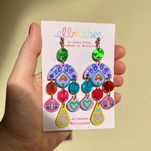Load image into Gallery viewer, Midsummer Dream Statement Earrings- One of a Kind
