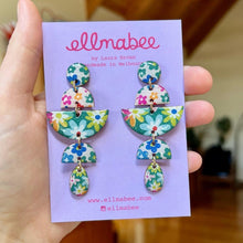 Load image into Gallery viewer, WHOLESALE Patchwork Floral Statement Drops
